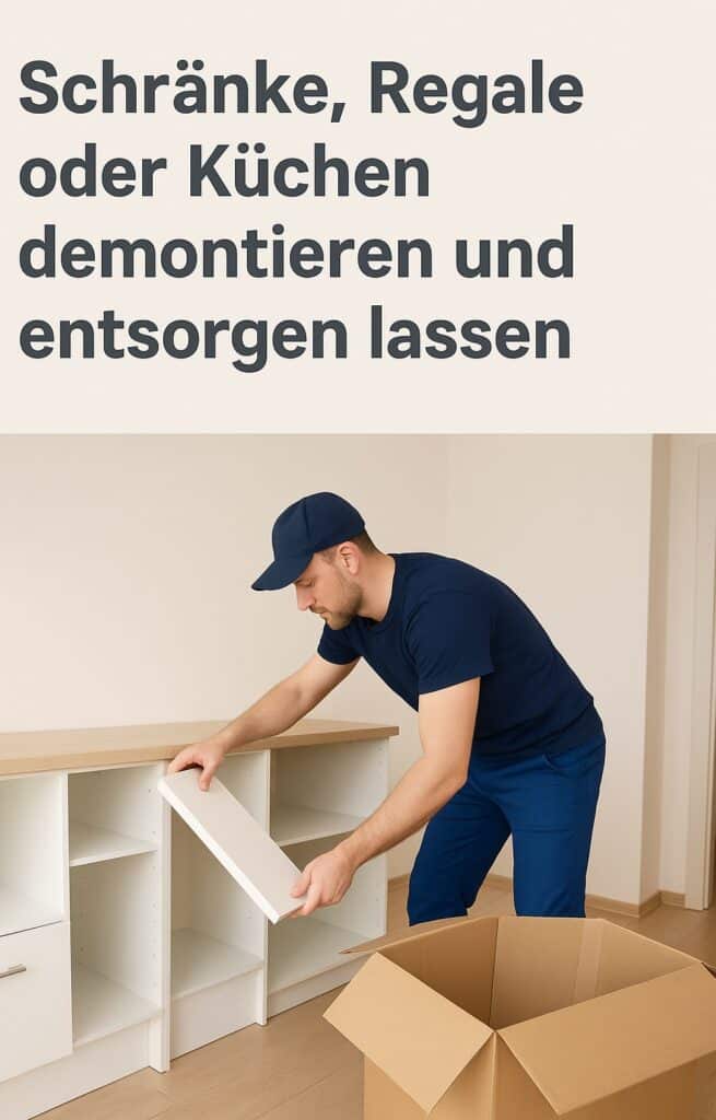 Schränke, Regale oder Küchen demontieren und entsorgen lassen – Ihr Profi-Service in Köln, Leverkusen und Bergisch Gladbach